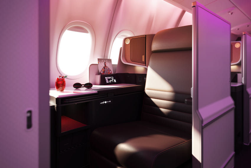 Virgin Atlantic A330NEO Upper seat